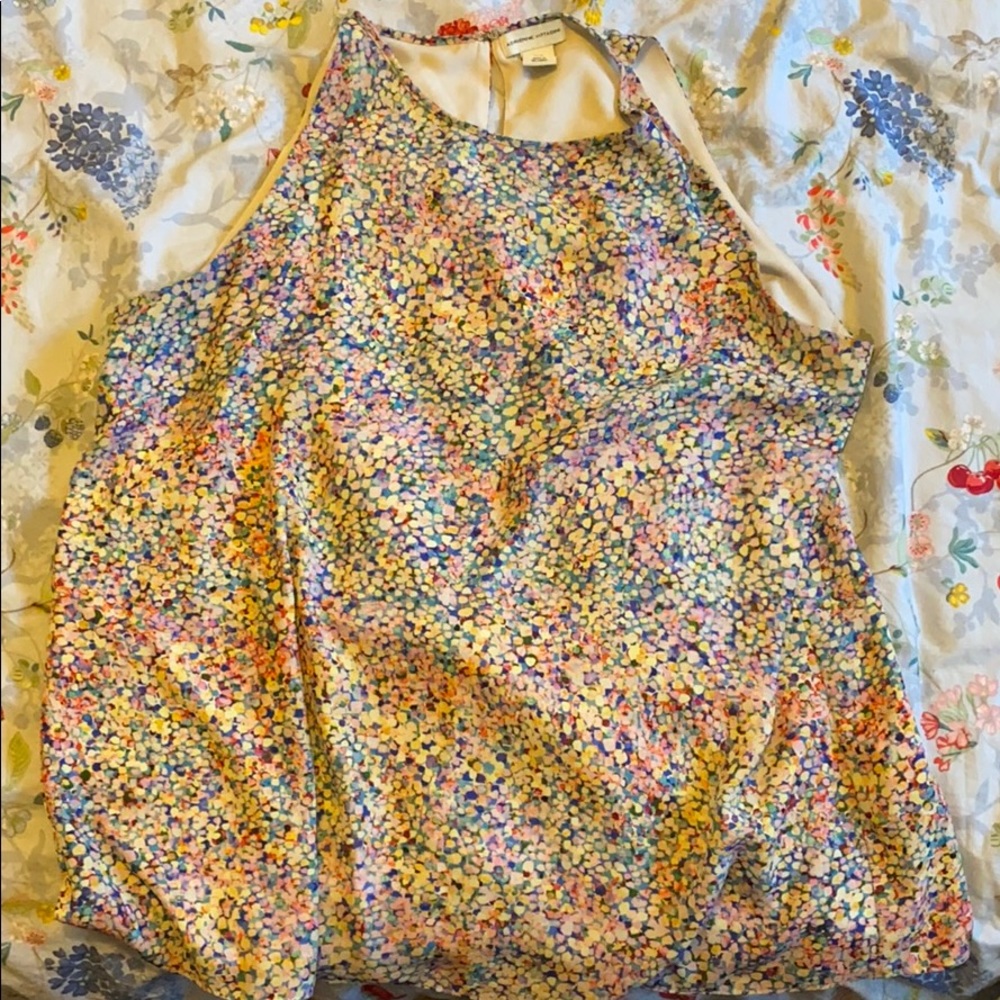 Bright multicolor top